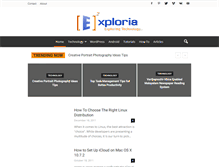 Tablet Screenshot of eexploria.com